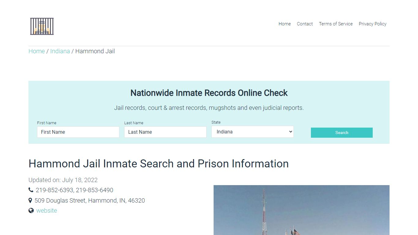 Hammond Jail Inmate Search, Visitation, Phone no ...